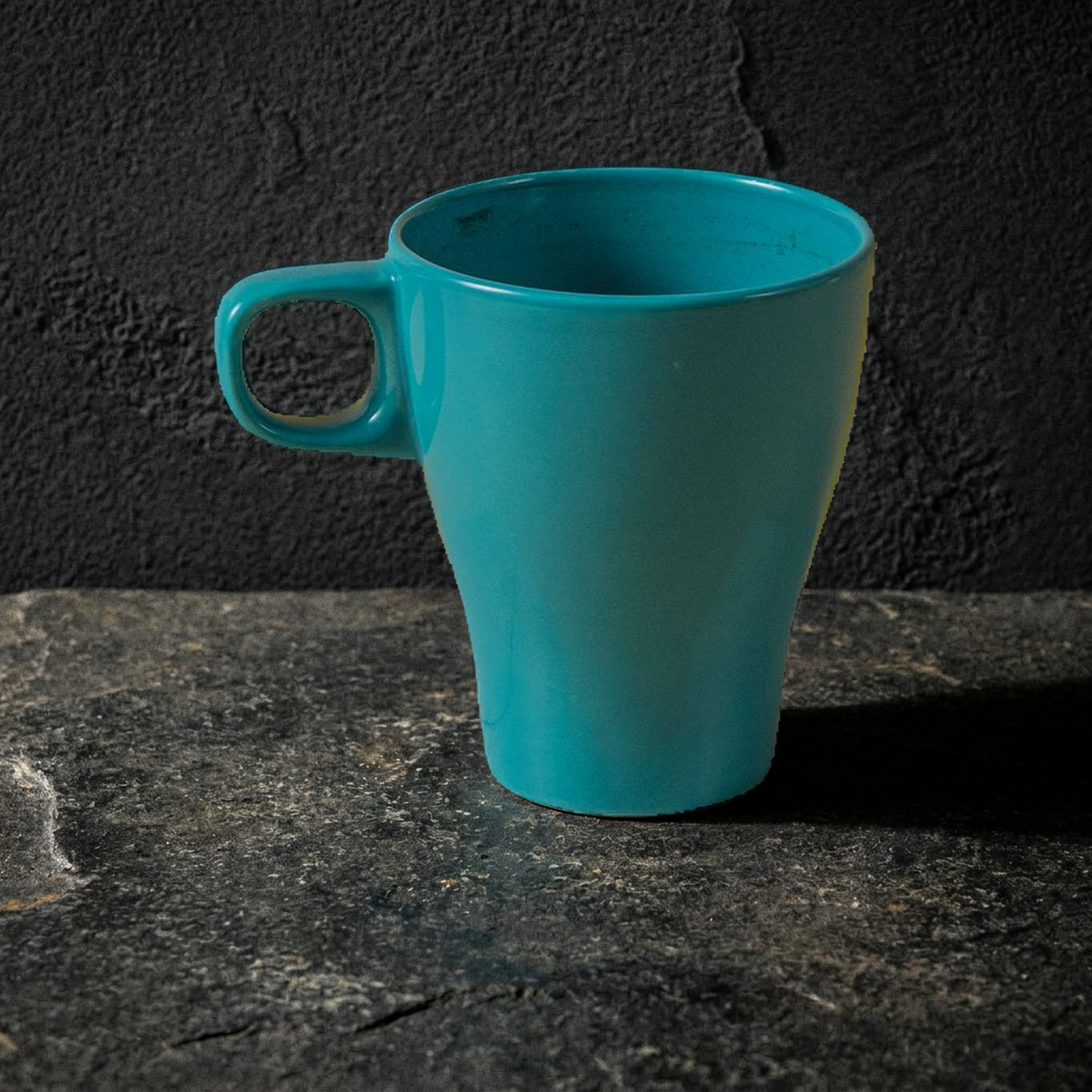 after: AI photoshoot of home & kitchen in dark stone