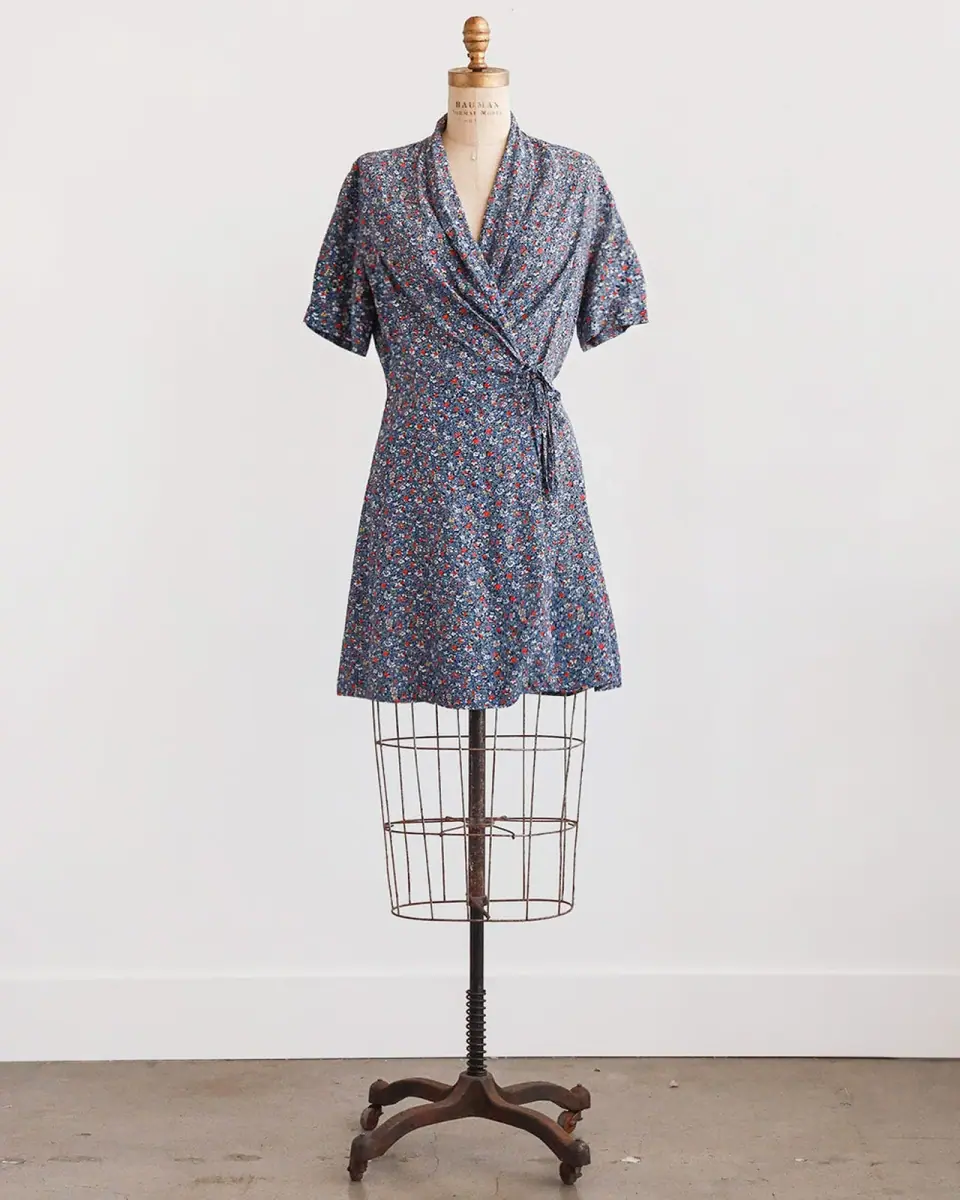 Flat lay of a simple mini dress