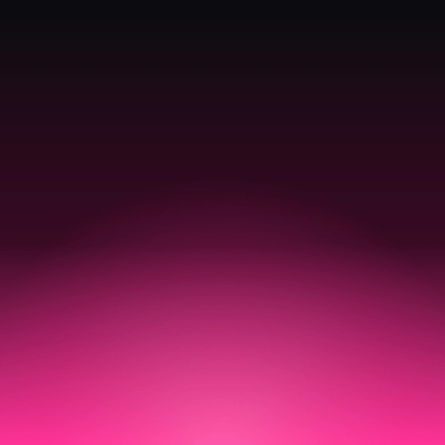 Gradient from black at the top to hot pink at the bottom