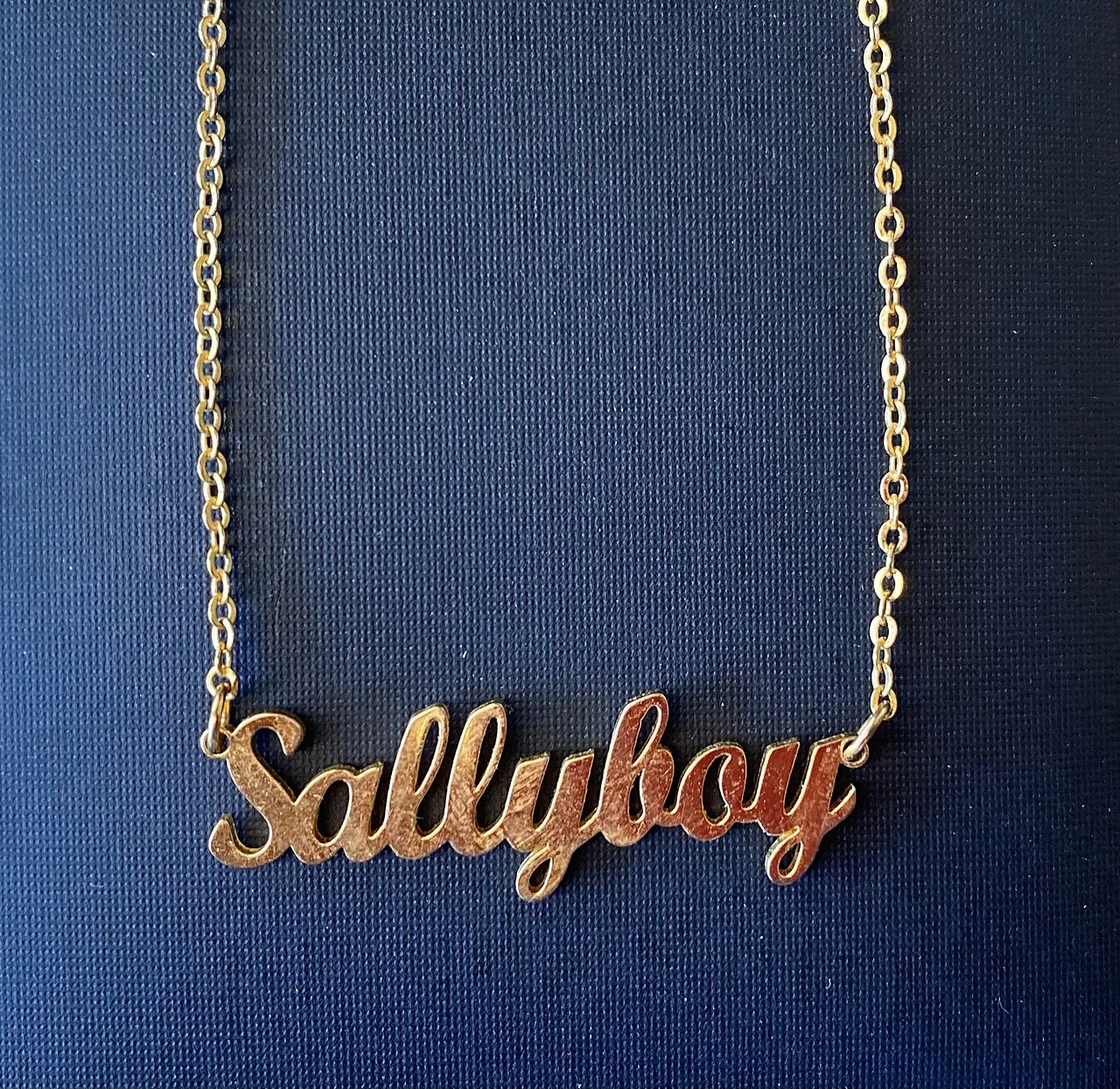 before: original gold necklace
