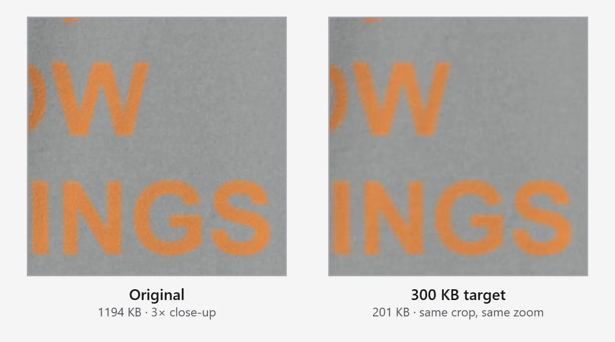 Compare detail before download